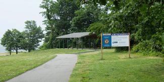 Pavilion shelter at Rocky Point State Park